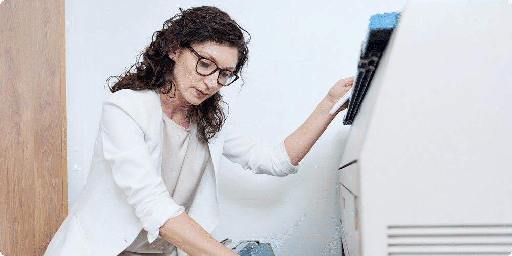 Installation et entretien du bac à papier